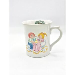 Vintage 1984 Cabbage Patch Kids Ceramic Mug 84 Edition Ice Cream & Love Graphics